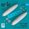 RESKIT RS72-0603 Mark 77 napalm bombs Mod. 2 (2pcs) (A-4, A-26K, F-4, AV-8B, F/A-18) (3D Printed) (1/72)
